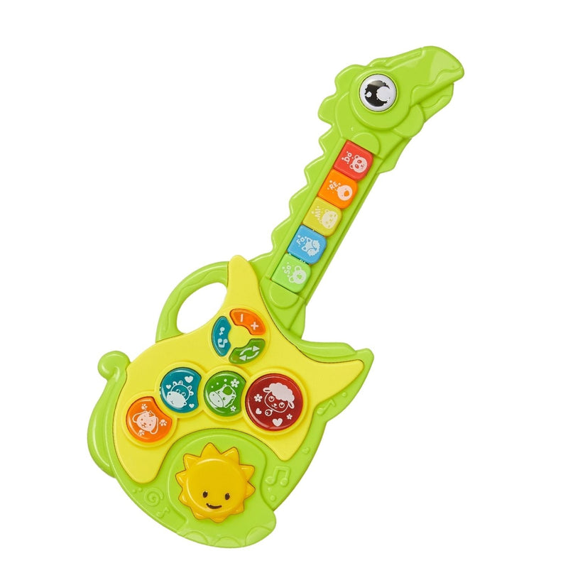 GOMINIMO Kids Musical Guitar Toys with Dinosaur Shape Design (Green) - NuSea