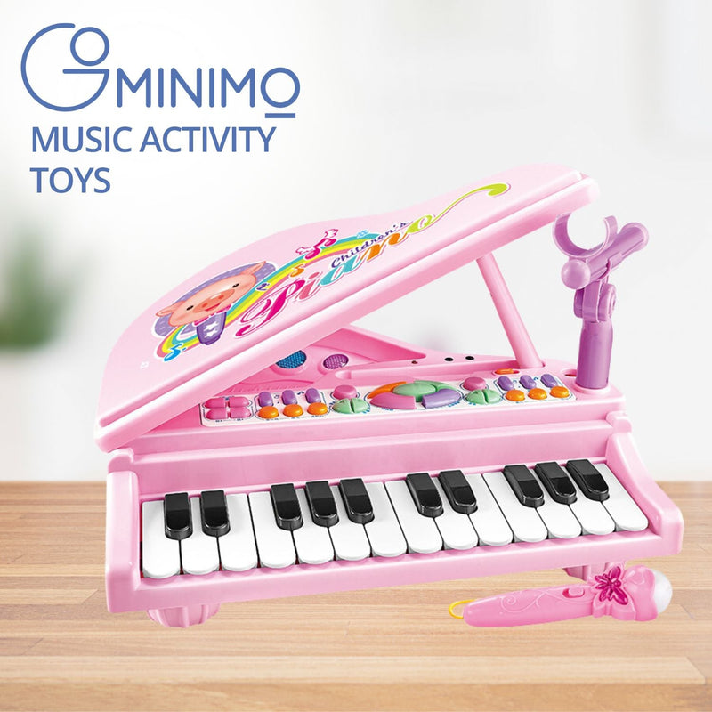 GOMINIMO Kids Piano Keyboard Music Toys (Pink) - NuSea