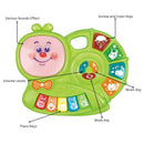 Gominimo Kids Piano Keyboard Music Toys with Snail Shape Design Green - NuSea