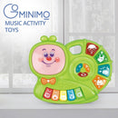Gominimo Kids Piano Keyboard Music Toys with Snail Shape Design Green - NuSea