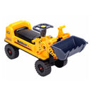 GOMINIMO Kids Ride On Bulldozer Digger Tractor Excavator Toy Car with Helmet - NuSea