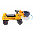 GOMINIMO Kids Ride On Bulldozer Digger Tractor Excavator Toy Car with Helmet - NuSea