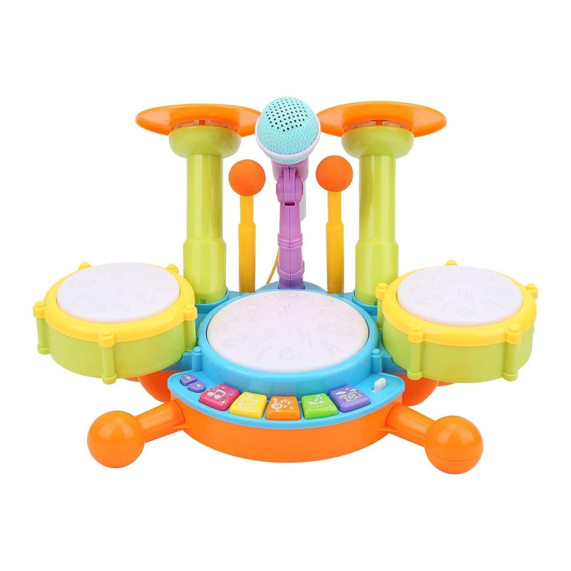 GOMINIMO Kids Toy Musical Drum Set Basic Version (Green) - NuSea