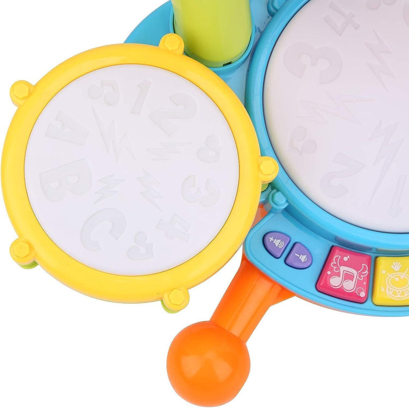 GOMINIMO Kids Toy Musical Drum Set Basic Version (Green) - NuSea
