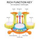 GOMINIMO Kids Toy Musical Drum Set Basic Version (Green) - NuSea