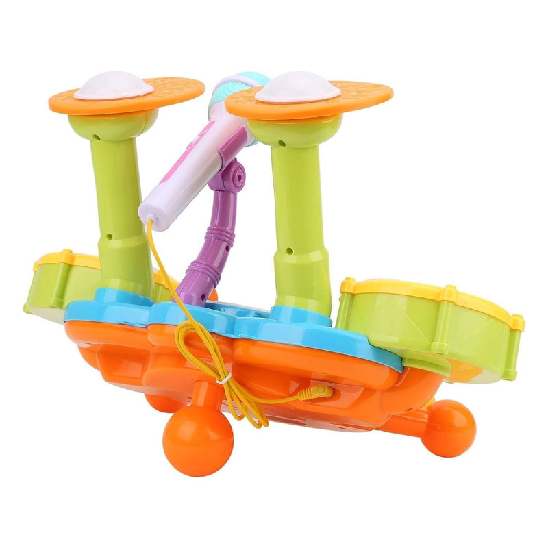 GOMINIMO Kids Toy Musical Drum Set Basic Version (Green) - NuSea