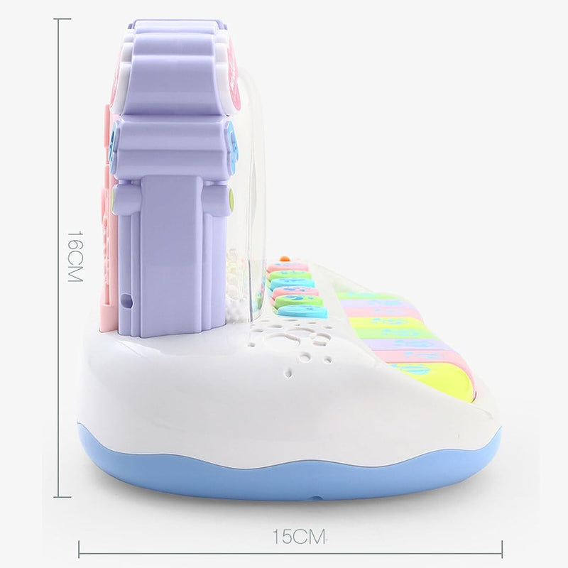 GOMINIMO Kids Toy Musical Snowflake Electronic Piano Keyboard (White) - NuSea