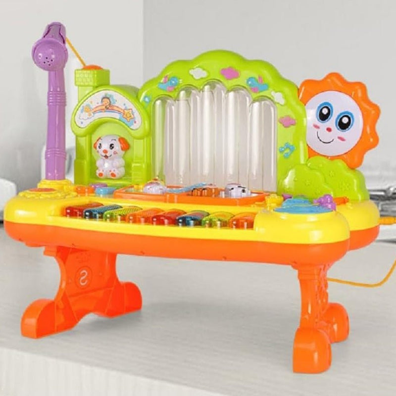 GOMINIMO Kids Toy Musical Spray Electronic Piano Keyboard (Yellow) - NuSea