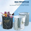 GOMINIMO Laundry Basket Round Foldable (Dog) - NuSea