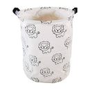 GOMINIMO Laundry Basket Round Foldable (Lion) - NuSea