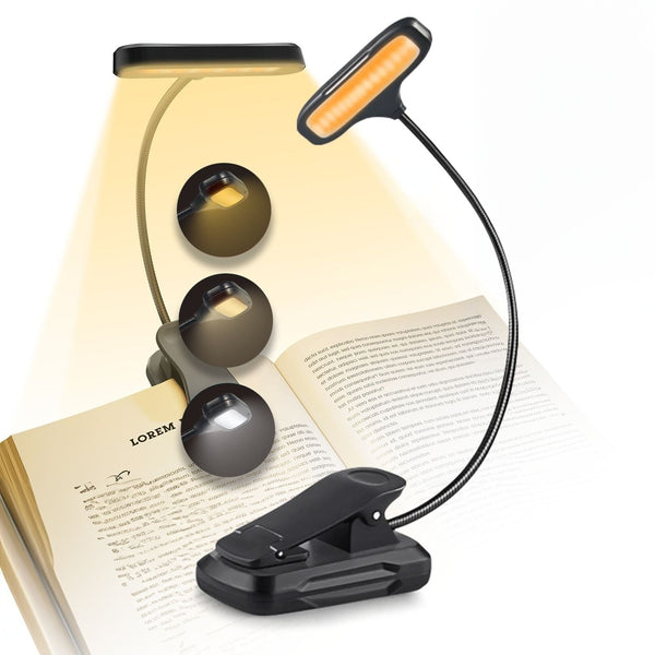 GOMINIMO LED Clip Book Light 15 LED - NuSea