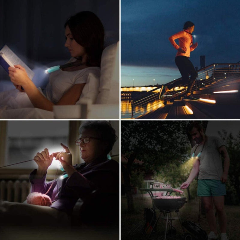 GOMINIMO LED Neck Reading Light Grey - NuSea