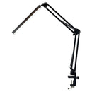 GOMINIMO LED Swing Arm Desk Lamp with Clamp (Black) - NuSea