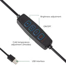 GOMINIMO LED Swing Arm Desk Lamp with Clamp (Black) - NuSea