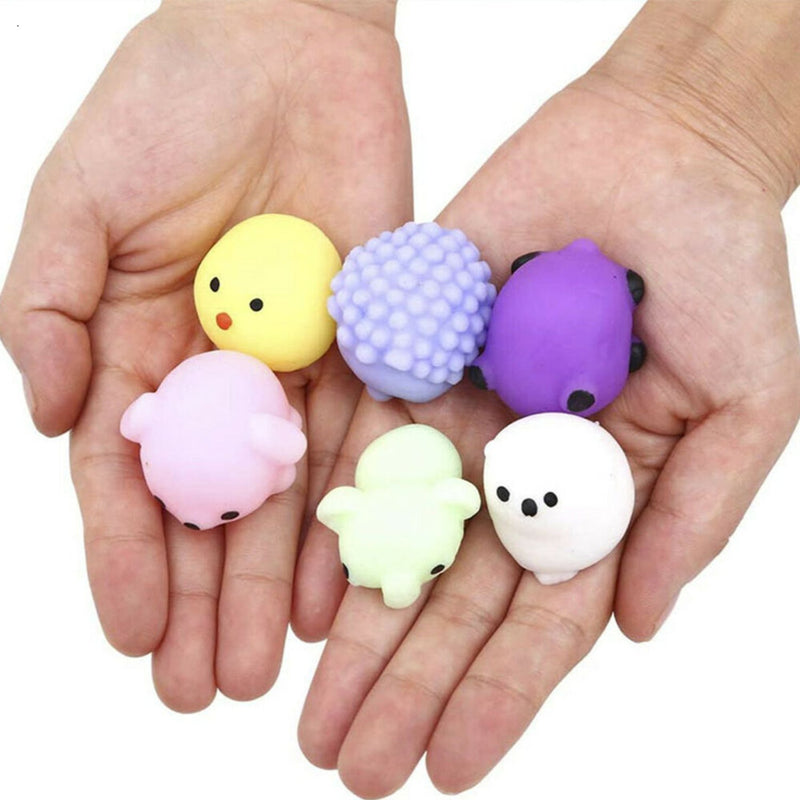 GOMINIMO Mochi Squishy Toy 64pcs for Kids Party Favors - NuSea