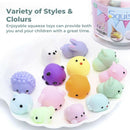GOMINIMO Mochi Squishy Toy 64pcs for Kids Party Favors - NuSea