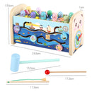 Gominimo Toddler Sensory Toys with Hammering Pounding and Fishing Game - NuSea