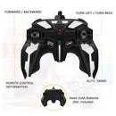 GOMINIMO Transform Car Robot Police Car with Remote Control (White Black) - NuSea