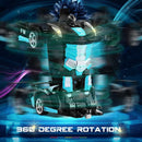 GOMINIMO Transform Car Robot Sport Car with Remote Control (Black Cyan) - NuSea