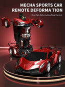 GOMINIMO Transform Car Robot Sport Car with Remote Control (Red) - NuSea