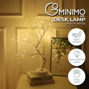 GOMINIMO Wood Desk Lamp - Bonsai Fairy Tree Lights Warm White - NuSea