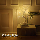 GOMINIMO Wood Desk Lamp - Bonsai Fairy Tree Lights Warm White - NuSea
