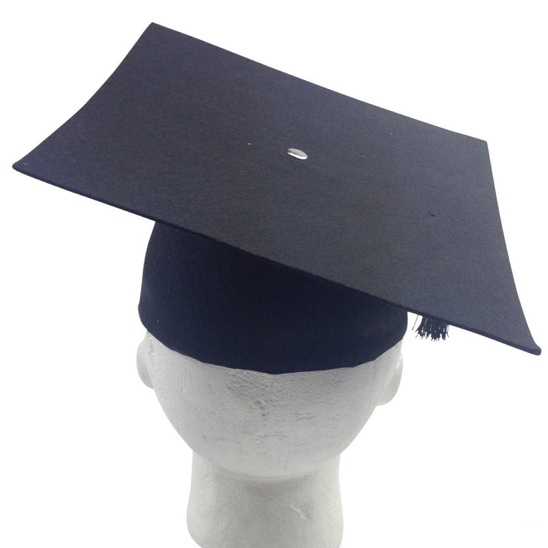 GRADUATION HAT Mortar Board Graduate Bachelor Academic Cap School - Black - NuSea