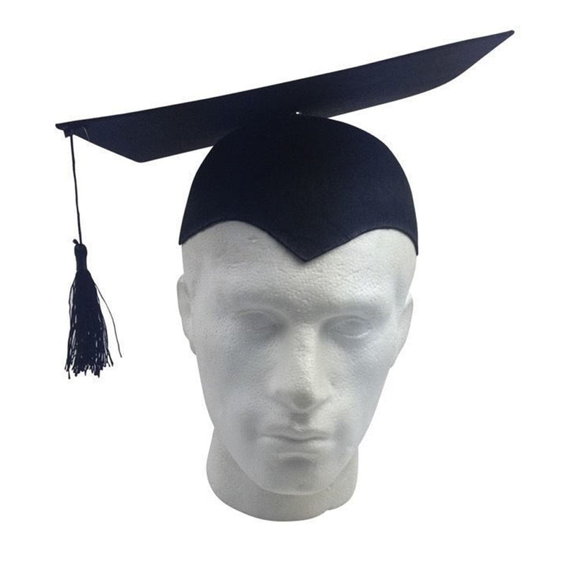 GRADUATION HAT Mortar Board Graduate Bachelor Academic Cap School - Black - NuSea