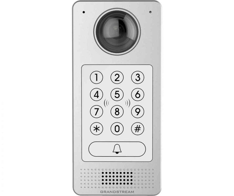 Grandstream HD IP Video Door System, 1080p Video, Built In RFID Chip Reader, Speaker & Microphone, Metal Casing, Powerable Via PoE - NuSea