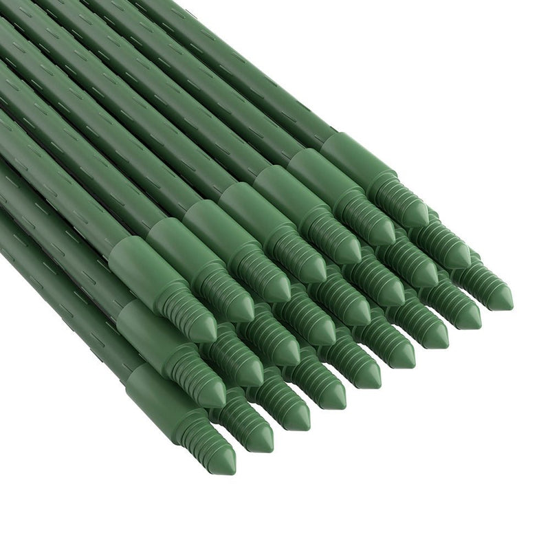 Green Fingers Garden Stakes Metal Plant Support 24pcs 92x1.6CM - NuSea
