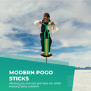 Green Pogo Stick Kids - Childrens Jumping Jackhammer Exercise Hopper Toy - NuSea
