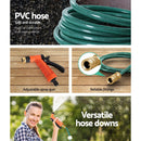 Greenfingers Water Hose Reel 20M Retractable Garden Brass Spray Gun Auto Rewind - NuSea