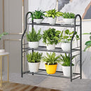 GREENHAVEN 3 Tier Metal Plant Stand - Sturdy Display Rack for Indoor and Outdoor Use - NuSea