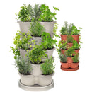 GREENHAVEN 5 - Tier Stackable Vertical Garden Planter Pots - Space - Saving Planting Solution - NuSea