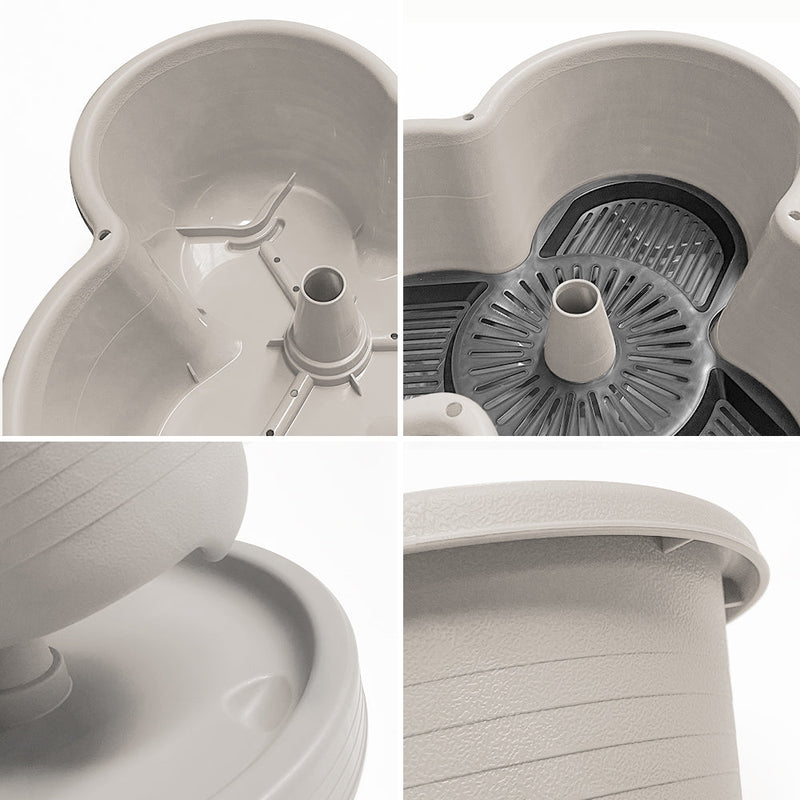 GREENHAVEN 5 - Tier Stackable Vertical Garden Planter Pots - Space - Saving Planting Solution - NuSea