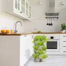 GREENHAVEN 5 - Tier Stackable Vertical Garden Planter Pots - Space - Saving Planting Solution - NuSea