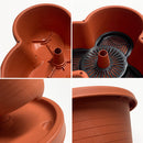 GREENHAVEN 5 - Tier Stackable Vertical Garden Planter Pots - Space - Saving Planting Solution - NuSea