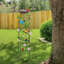 GREENHAVEN Bird Bath with Trellis for Climbing Plants - NuSea