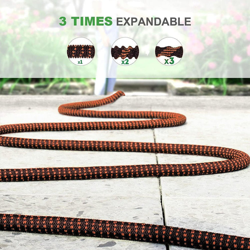 GREENHAVEN Expandable Garden Hose with 10 Spray Patterns Nozzle - NuSea