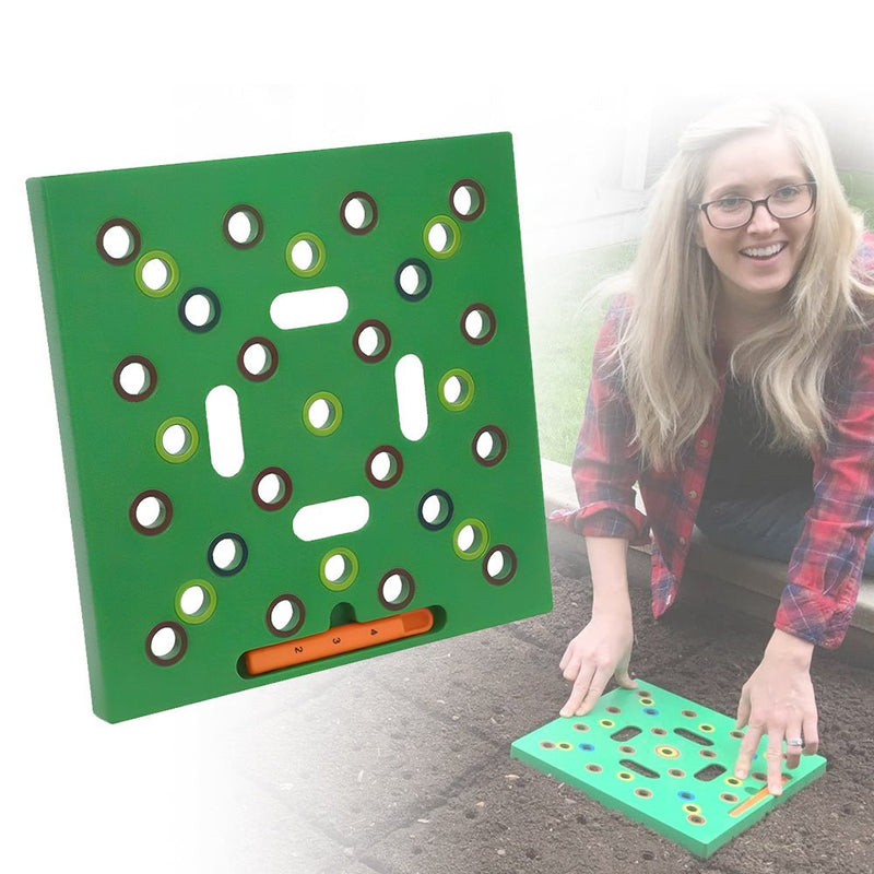 GREENHAVEN Seeding Square – Seed Spacer Tool for Optimal Plant Spacing - NuSea