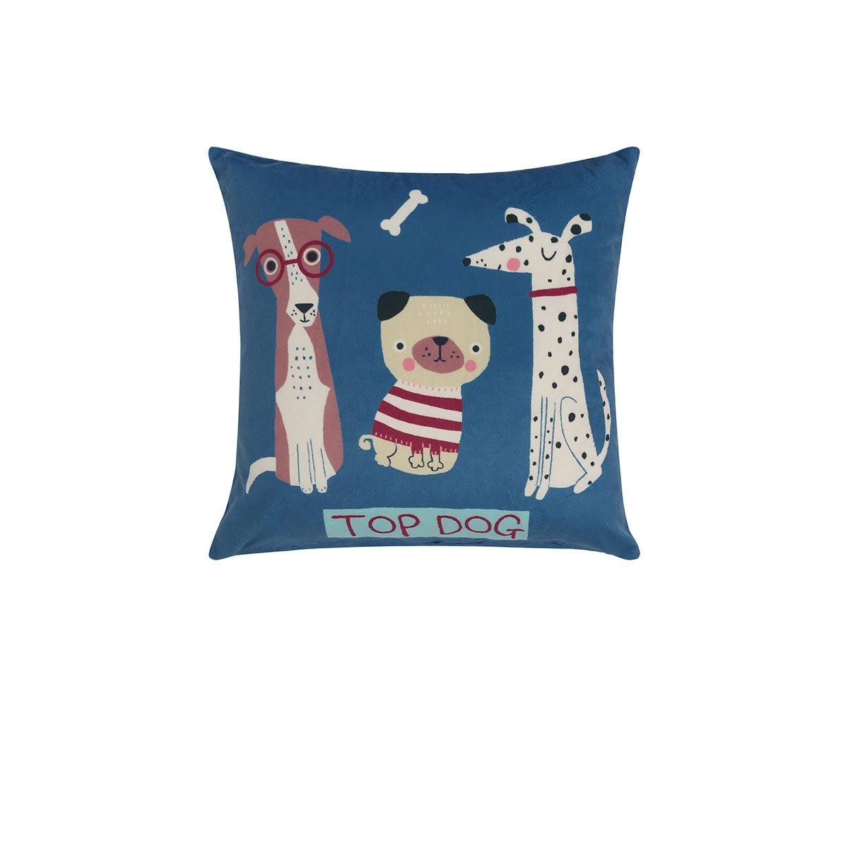 Happy Kids Puppy Club Filled Square Cushion - NuSea