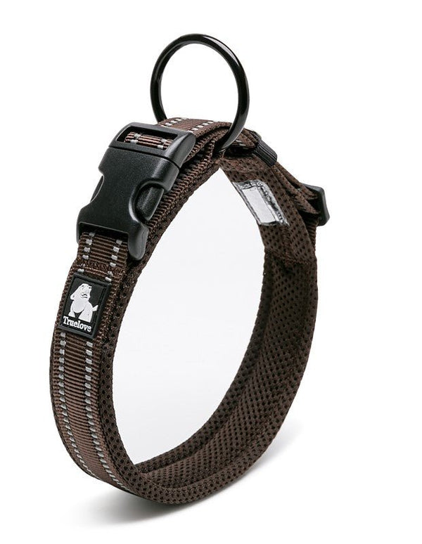 Heavy Duty Reflective Collar Brown M - NuSea