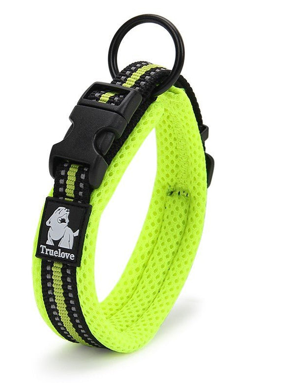 Heavy Duty Reflective Collar Neon Yellow M - NuSea