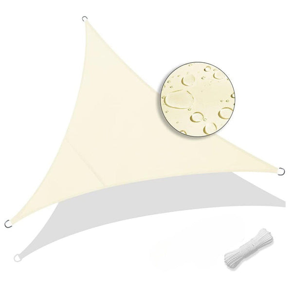 Heavy Duty Waterproof Sun Shade Sail Cloth Square Rectangle Triange Canopy Options - NuSea
