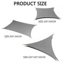 Heavy Duty Waterproof Sun Shade Sail Cloth Square Rectangle Triange Canopy Options - NuSea