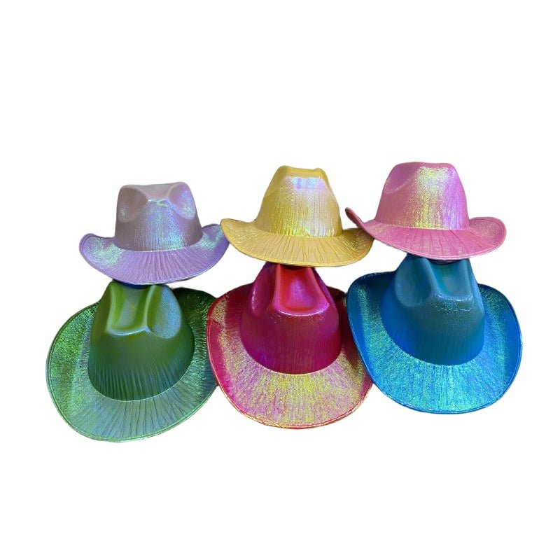 Holographic Cowboy Party Hat (Adult Size) - NuSea