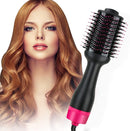 Hot Air One - Step Hair Dryer Negative Ion Anti - Frizz Blowout for Drying,Straightening, Curling and Volumizer (AU Plug) - NuSea