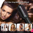Hot Air One - Step Hair Dryer Negative Ion Anti - Frizz Blowout for Drying,Straightening, Curling and Volumizer (AU Plug) - NuSea