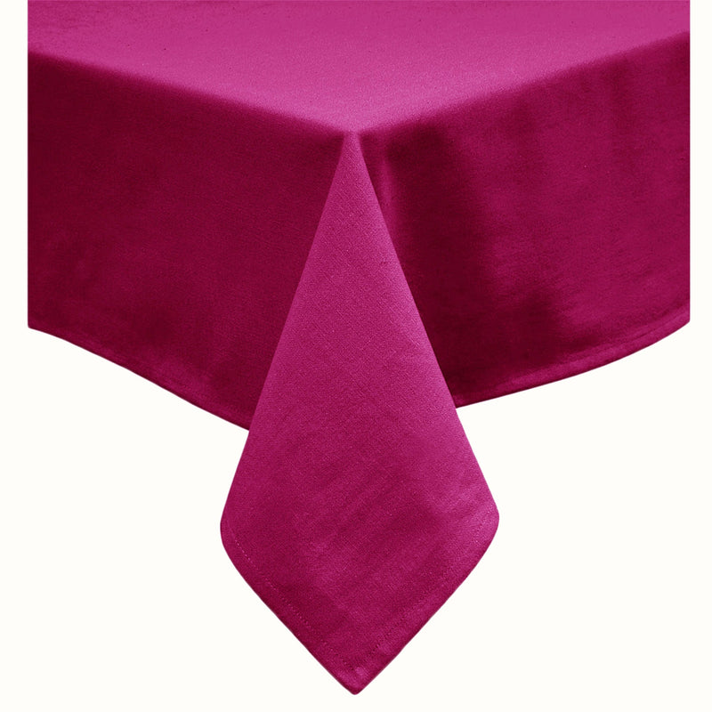 Hoydu Cotton Blend Table Cloth 150cm x 225cm - FUSCHIA - NuSea