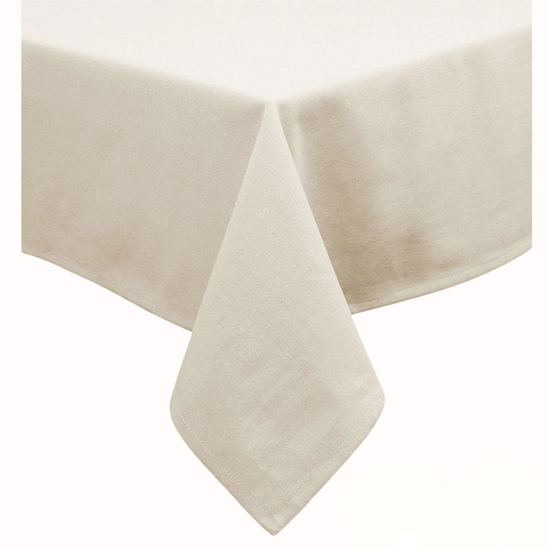 Hoydu Cotton Blend Table Cloth 150cm x 225cm - IVORY - NuSea